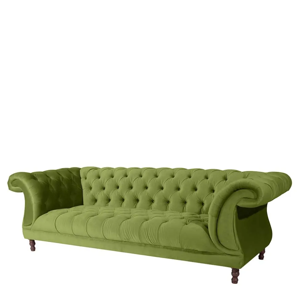 Dreisitzer Sofa Samtvelours Jesses