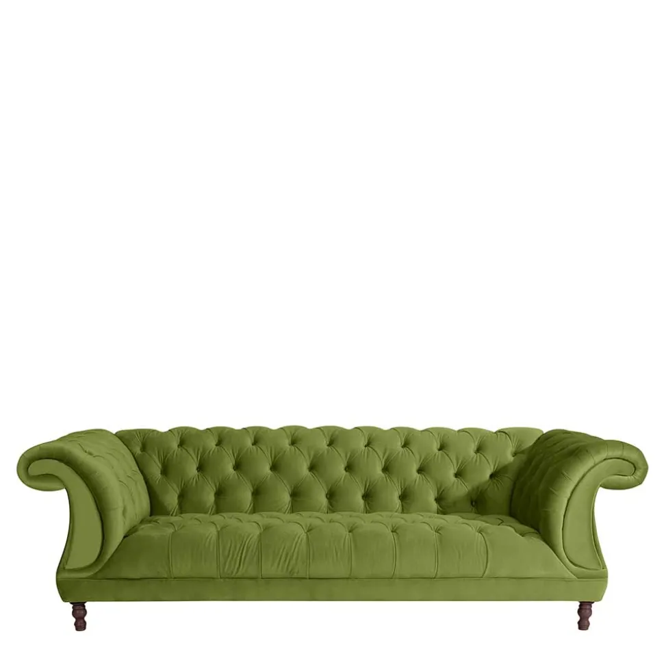 Dreisitzer Sofa Samtvelours Jesses