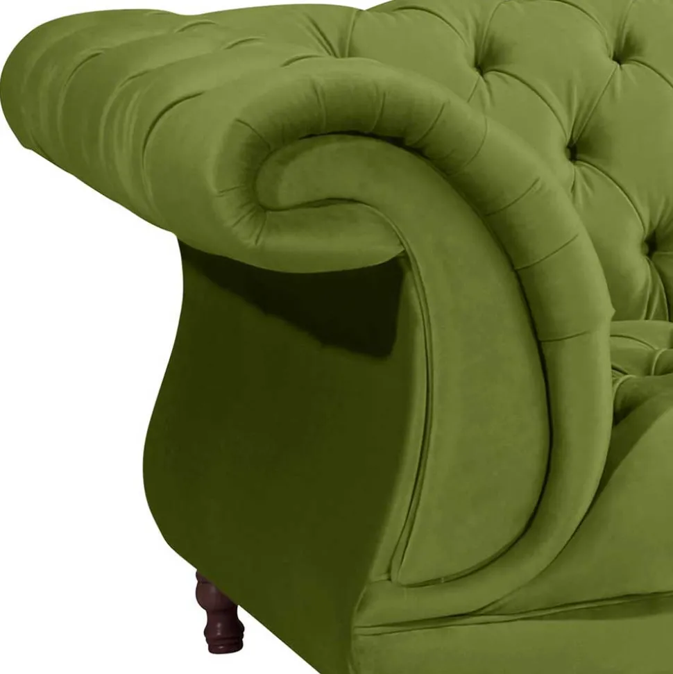 Dreisitzer Sofa Samtvelours Jesses