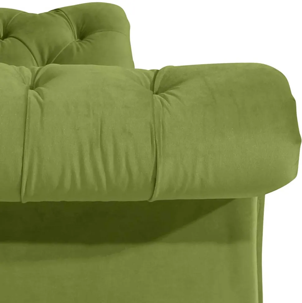 Dreisitzer Sofa Samtvelours Jesses