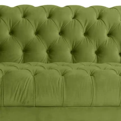 Dreisitzer Sofa Samtvelours Jesses
