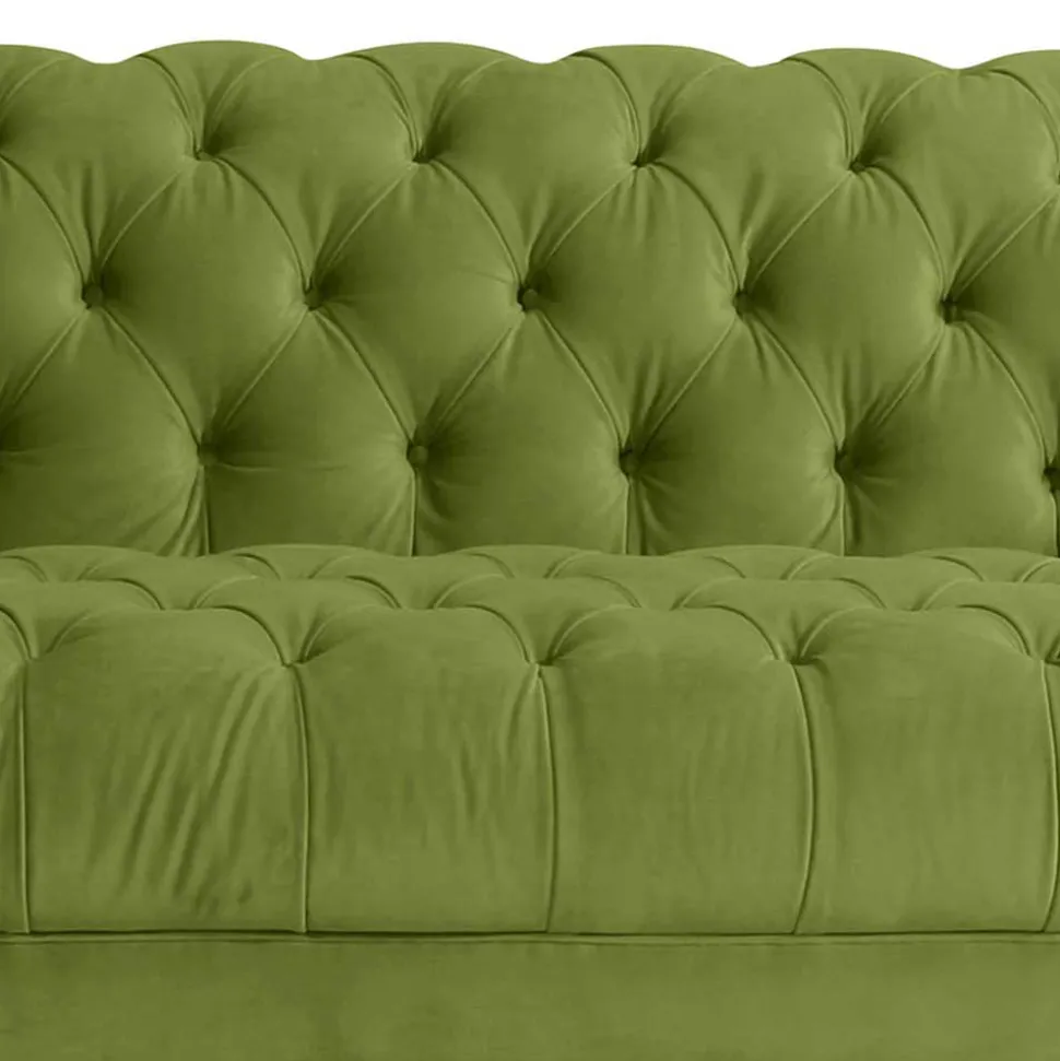 Dreisitzer Sofa Samtvelours Jesses
