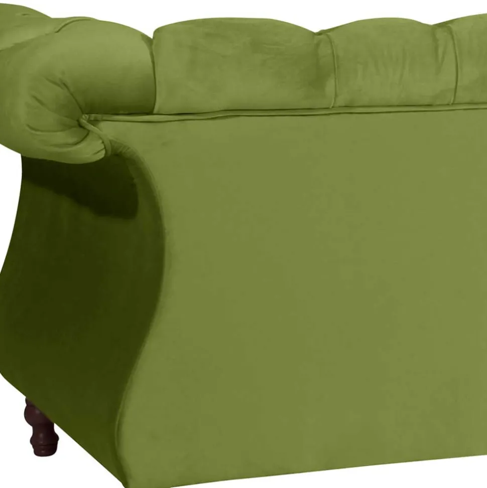Dreisitzer Sofa Samtvelours Jesses