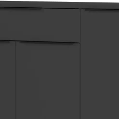 Dunkelgraues Büromöbelset Abby