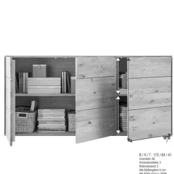 Echtholz Sideboard Rennia