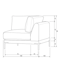 Eckelement Modul Sofa Imdyano