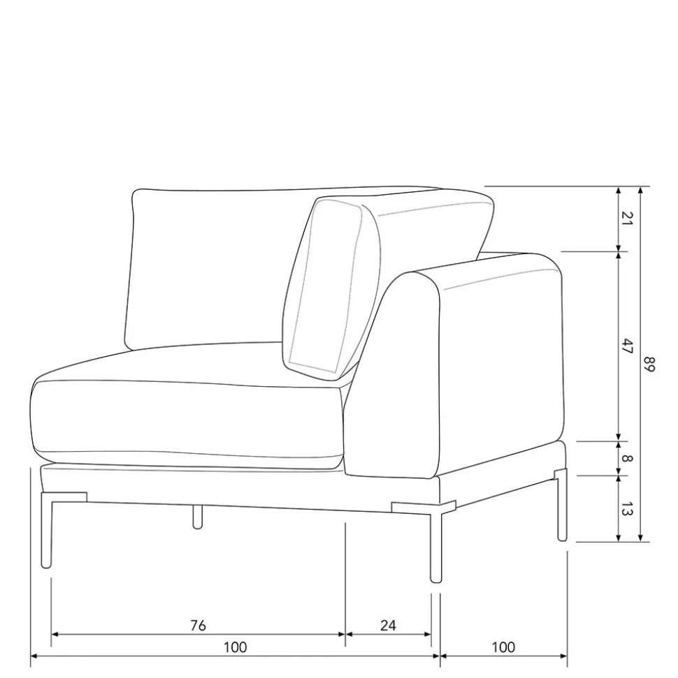 Eckelement Modul Sofa Udjaca