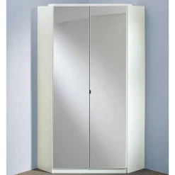 Eckkleiderschrank mit Spiegeltüren Emritalo