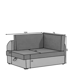 Eckschlafsofa Bestern