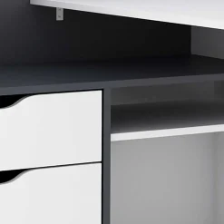 Eckschreibtisch mit Schubladen Dori