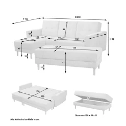 Ecksofa Malivia