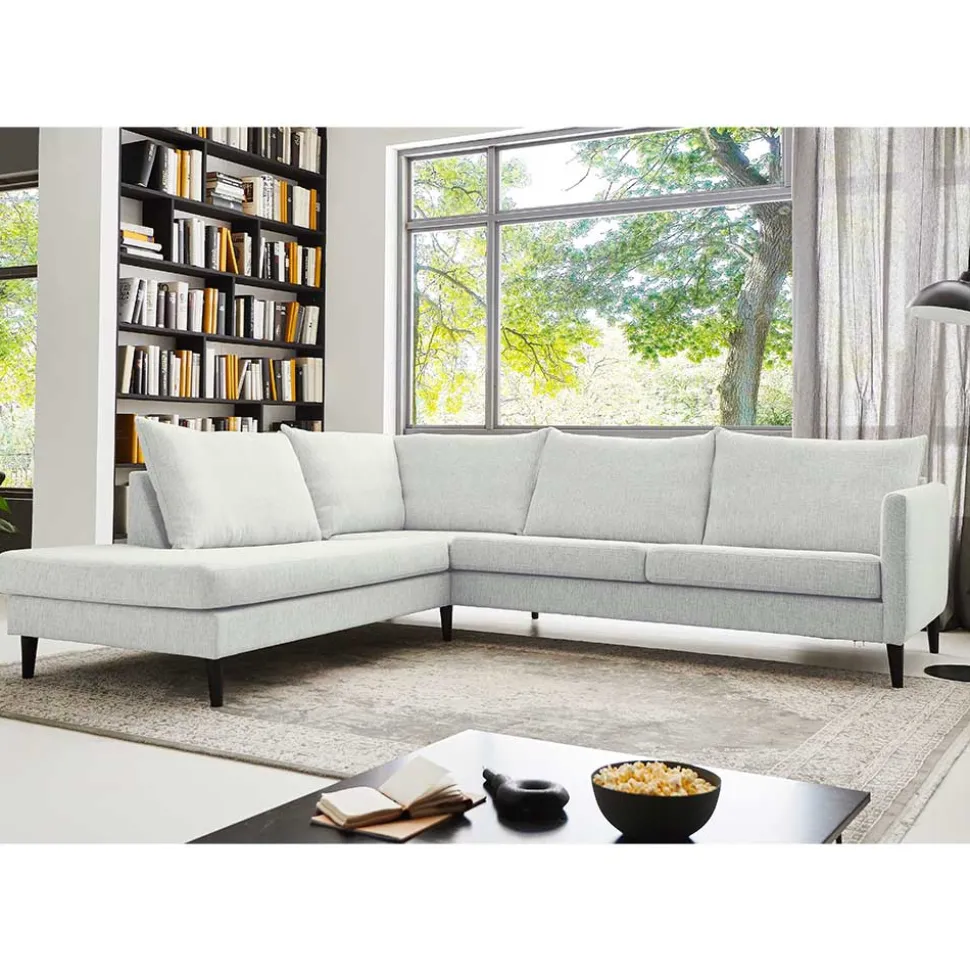 Ecksofa Offwhite Ratisca