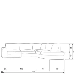 Ecksofa Rosa Fraduno