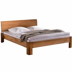 Eiche Massivholz Bett Amina