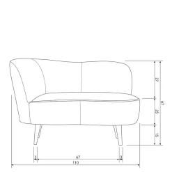 Einsitzer Couch Natar