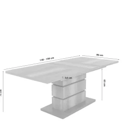 Esszimmer Ausziehtisch Emanzo