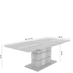 Esszimmer Ausziehtisch Emanzo