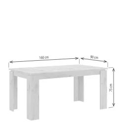 Esszimmer Tisch mit Auszug Tinello