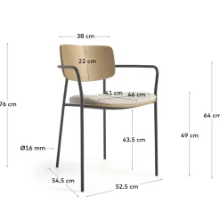 Esszimmerarmlehnstuhl Set Tessa