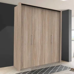 Falttürenkleiderschrank Gehvonda