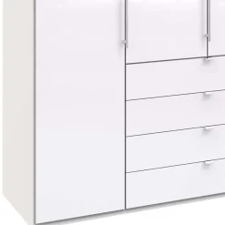 Falttürenkleiderschrank Grinzia