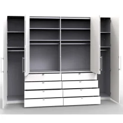Falttürenkleiderschrank Grinzia