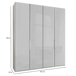 Falttürenkleiderschrank Kandu