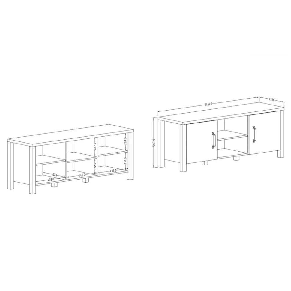 Fernseh Unterschrank Zepp