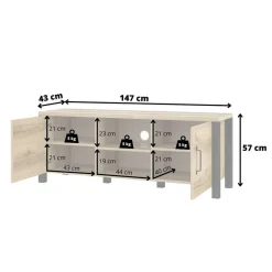 Fernseh Unterschrank Zepp