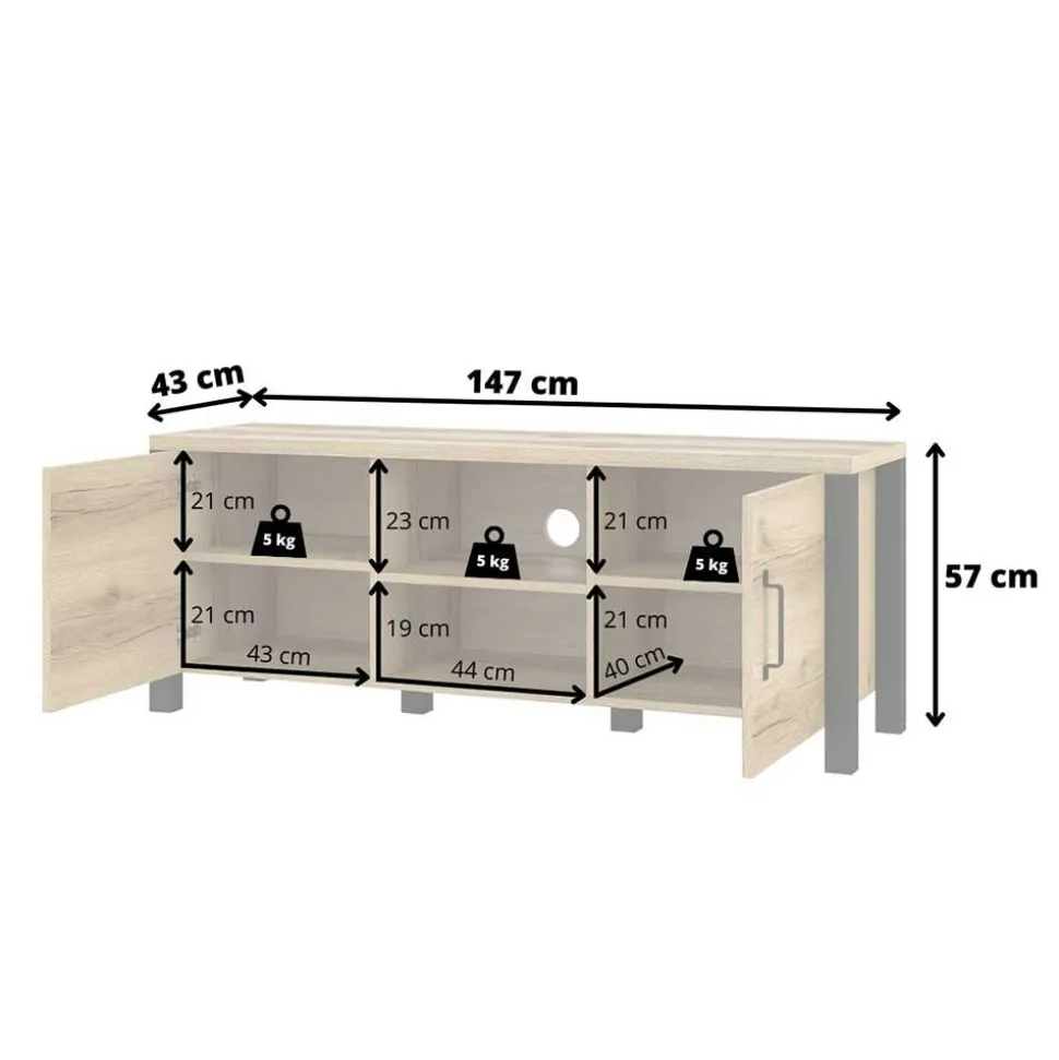 Fernseh Unterschrank Zepp