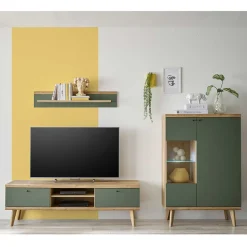 Fernseher Schrankwand Lora