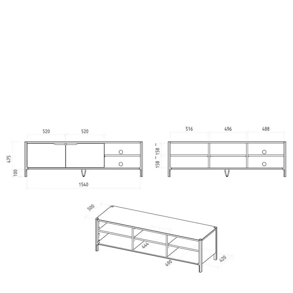 Fernsehschrank Koropi