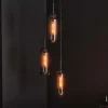 3-flammige Hängeleuchte Funius