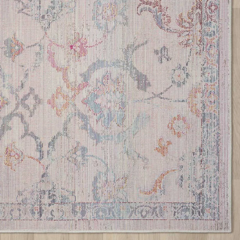 Floraler Kurzflor Teppich Zeremonia