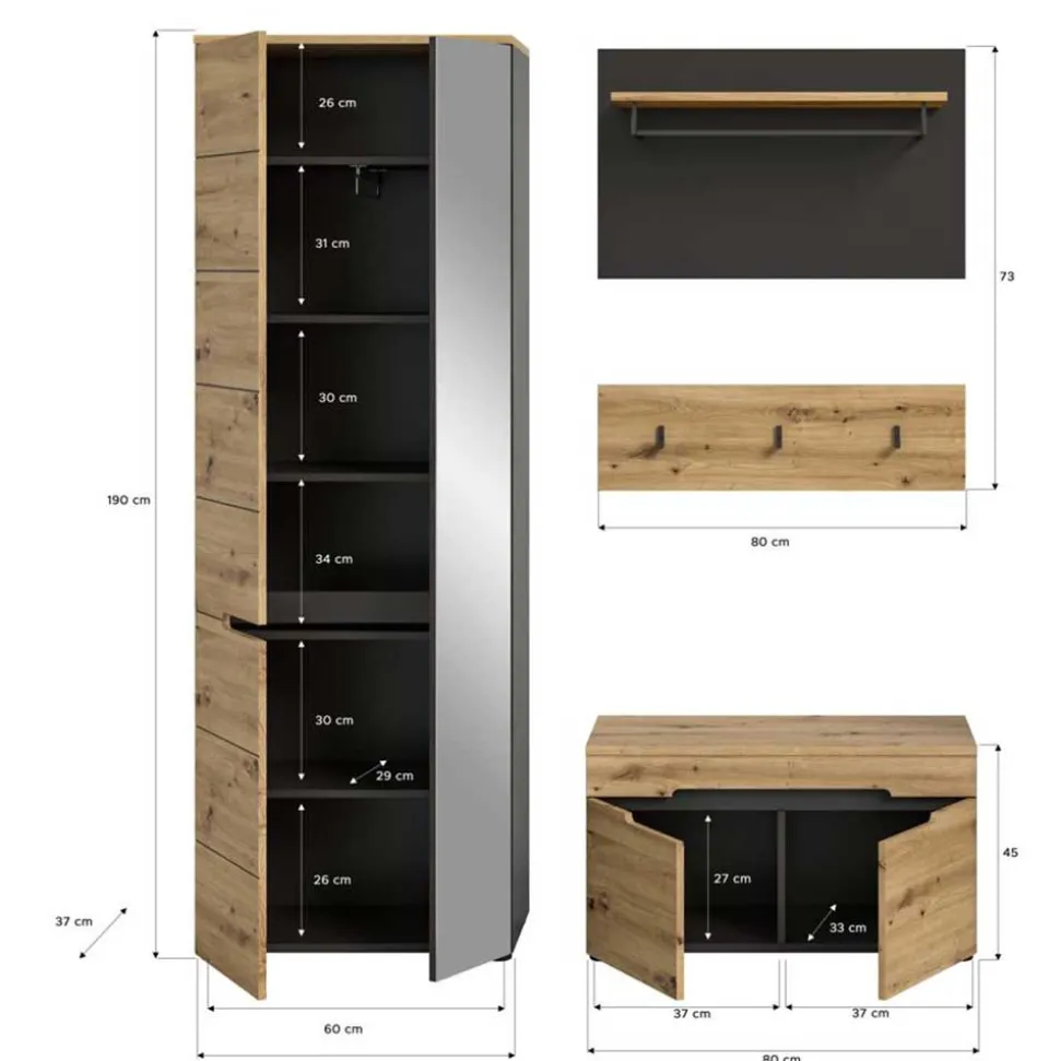 Flurgarderobe Alexandro