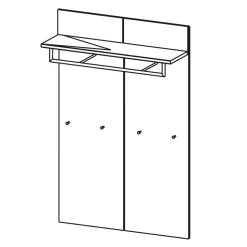 Flurgarderobe Crimera