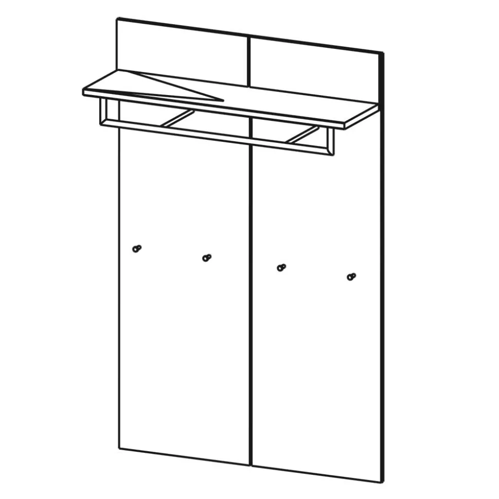Flurgarderobe Crimera
