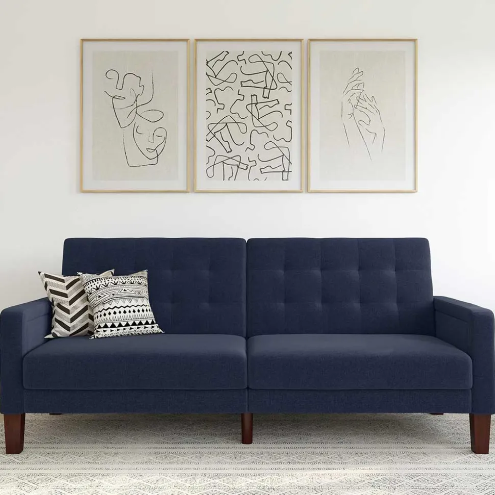 Funktions Sofa Blau Ellos