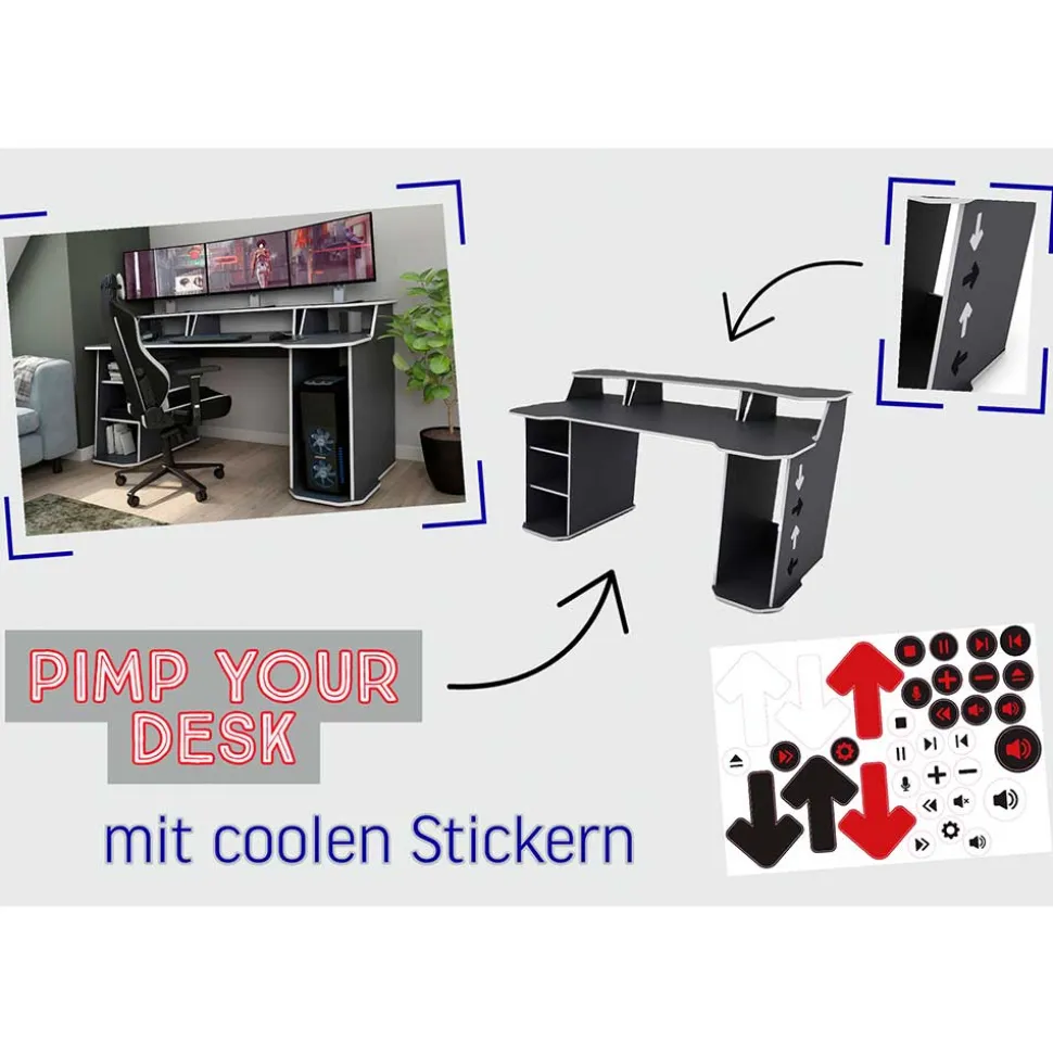 Gamer Schreibtisch Choklan