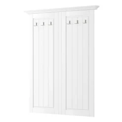 Garderobe Massivholz Kiefer weiss Vomano