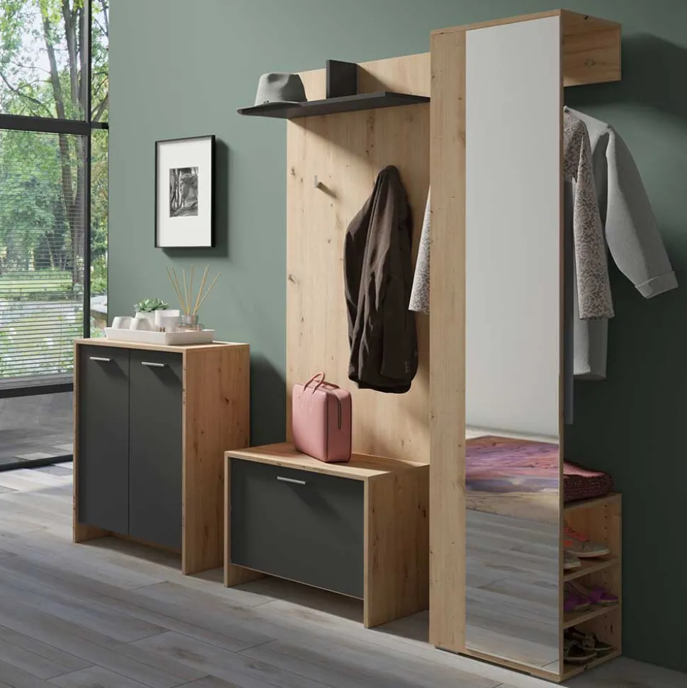 Garderobe mit Spiegel Niolovo