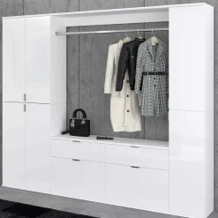 Garderoben Modul Wand Ridonner