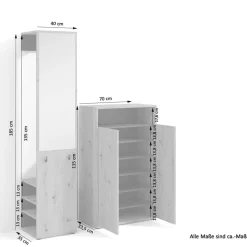 Garderoben Set Malivtros