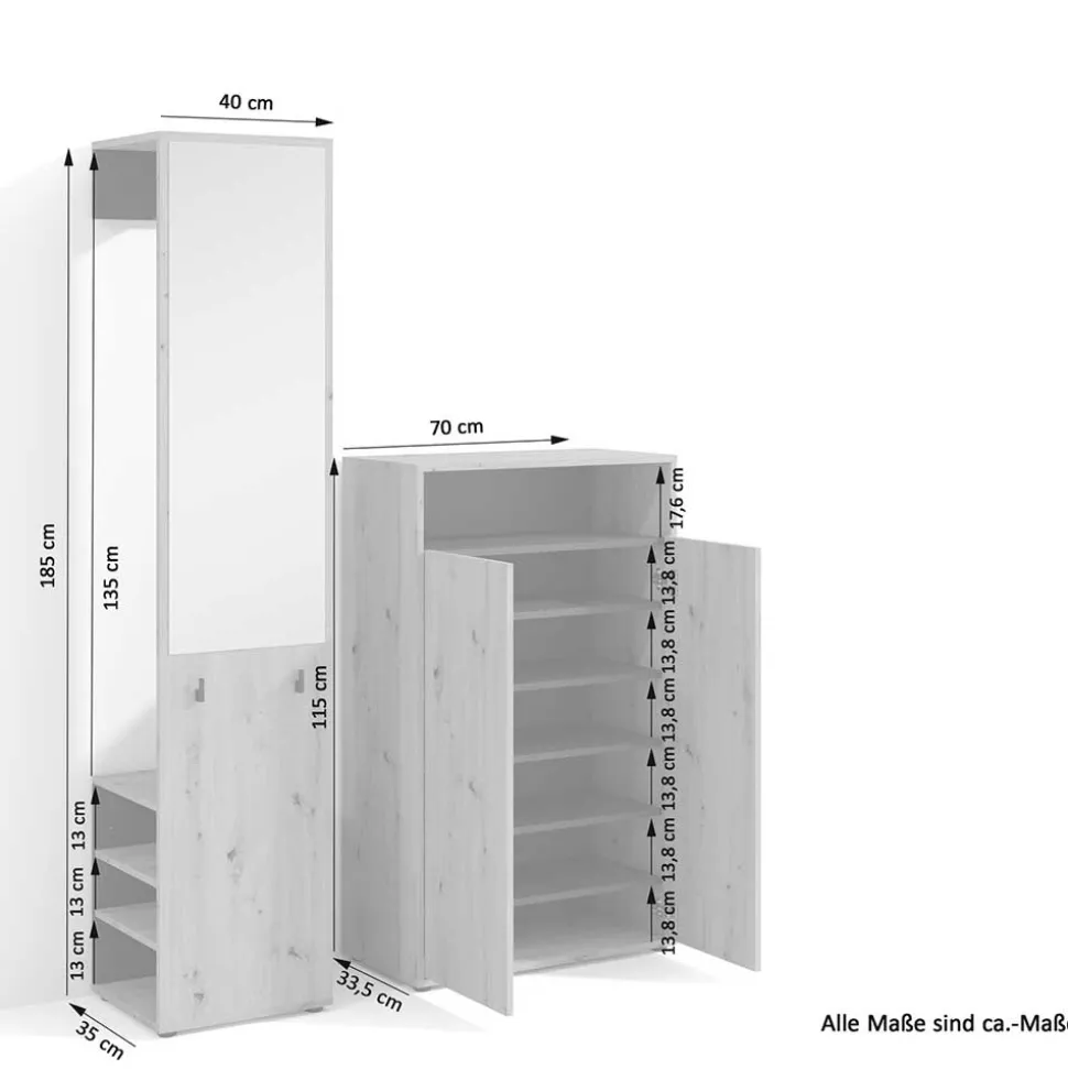 Garderoben Set Malivtros
