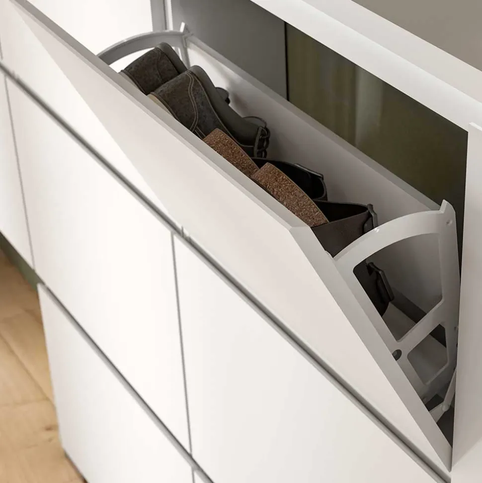 Garderobenschuhschrank weiß Filicudio