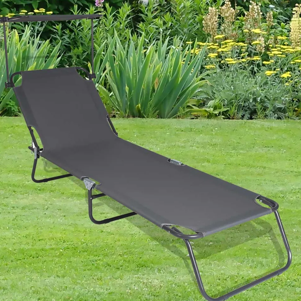 Gartenliege mit Dach Charisse