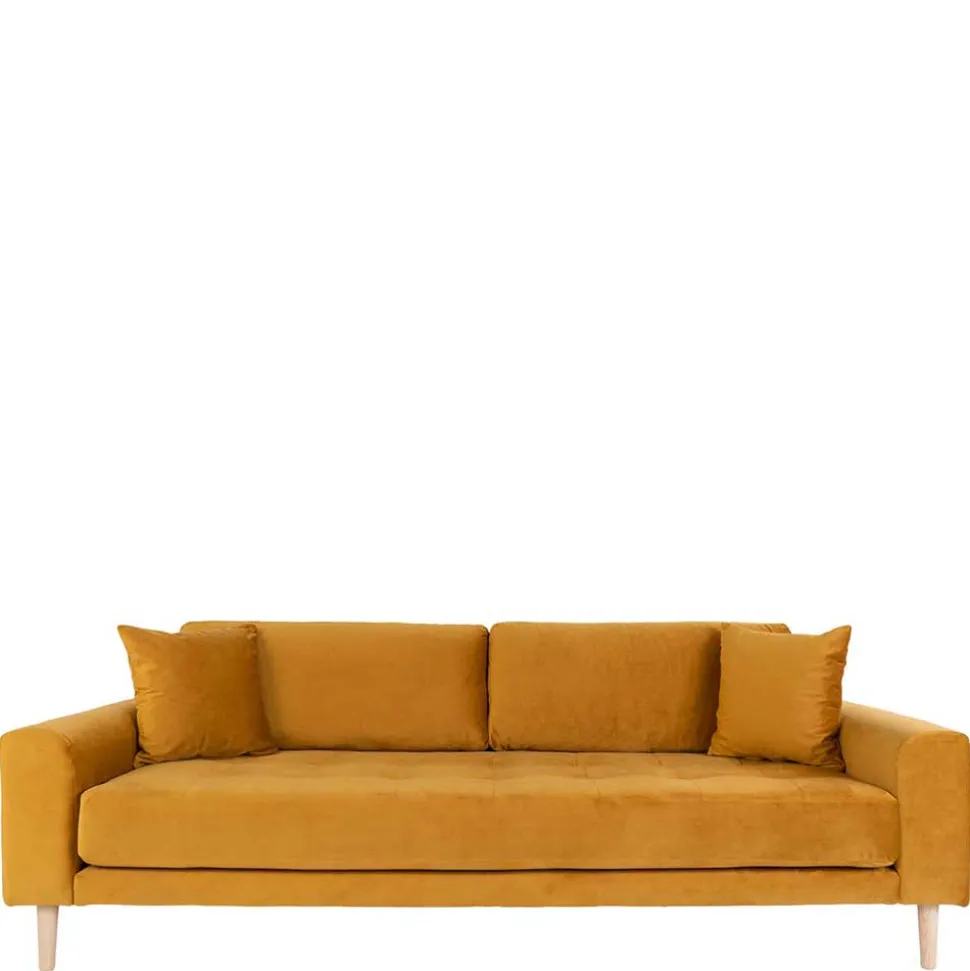 Gelbes 3er Sofa Aqua