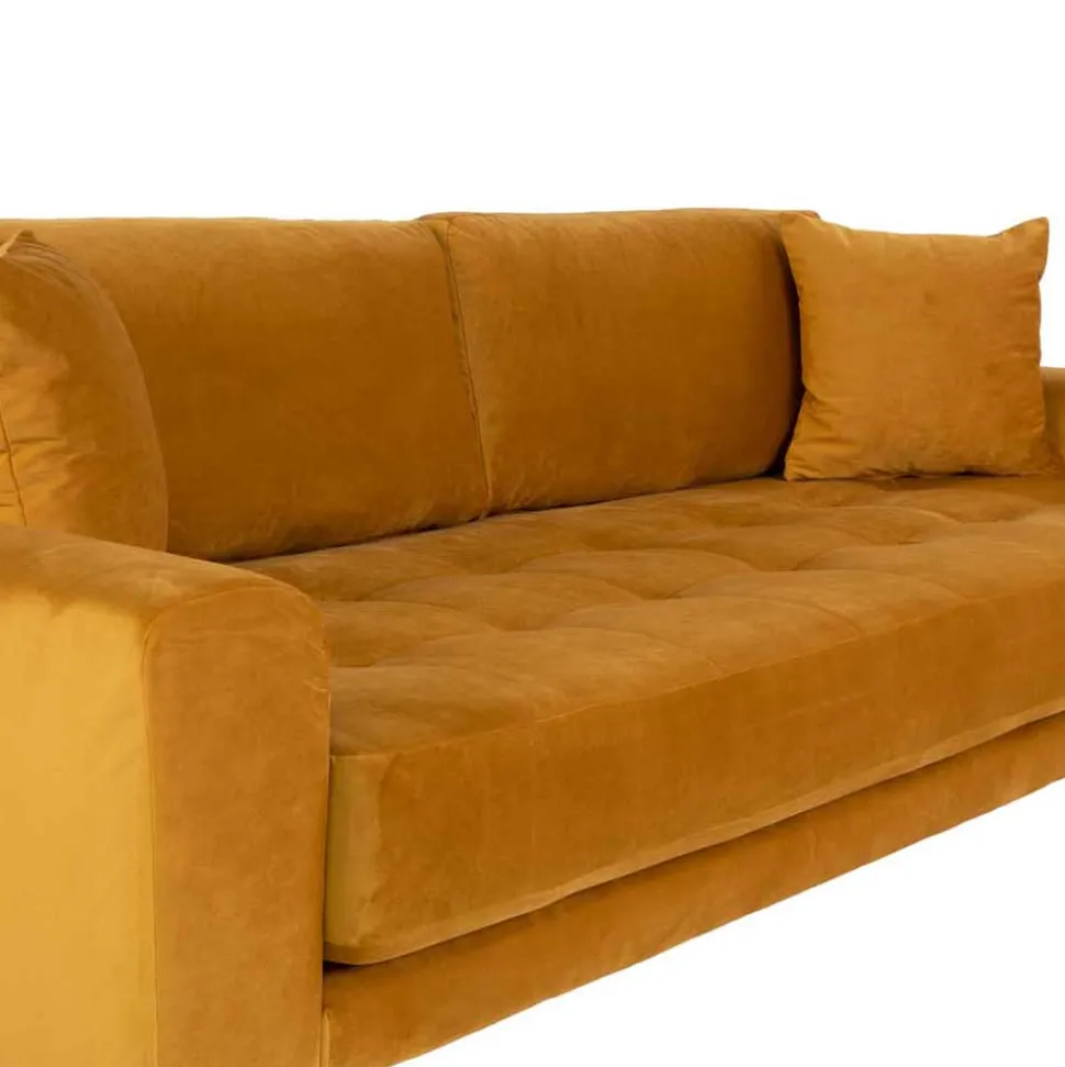 Gelbes 3er Sofa Aqua