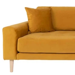 Gelbes 3er Sofa Aqua