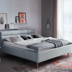 Gepolstertes Bett Elevetta